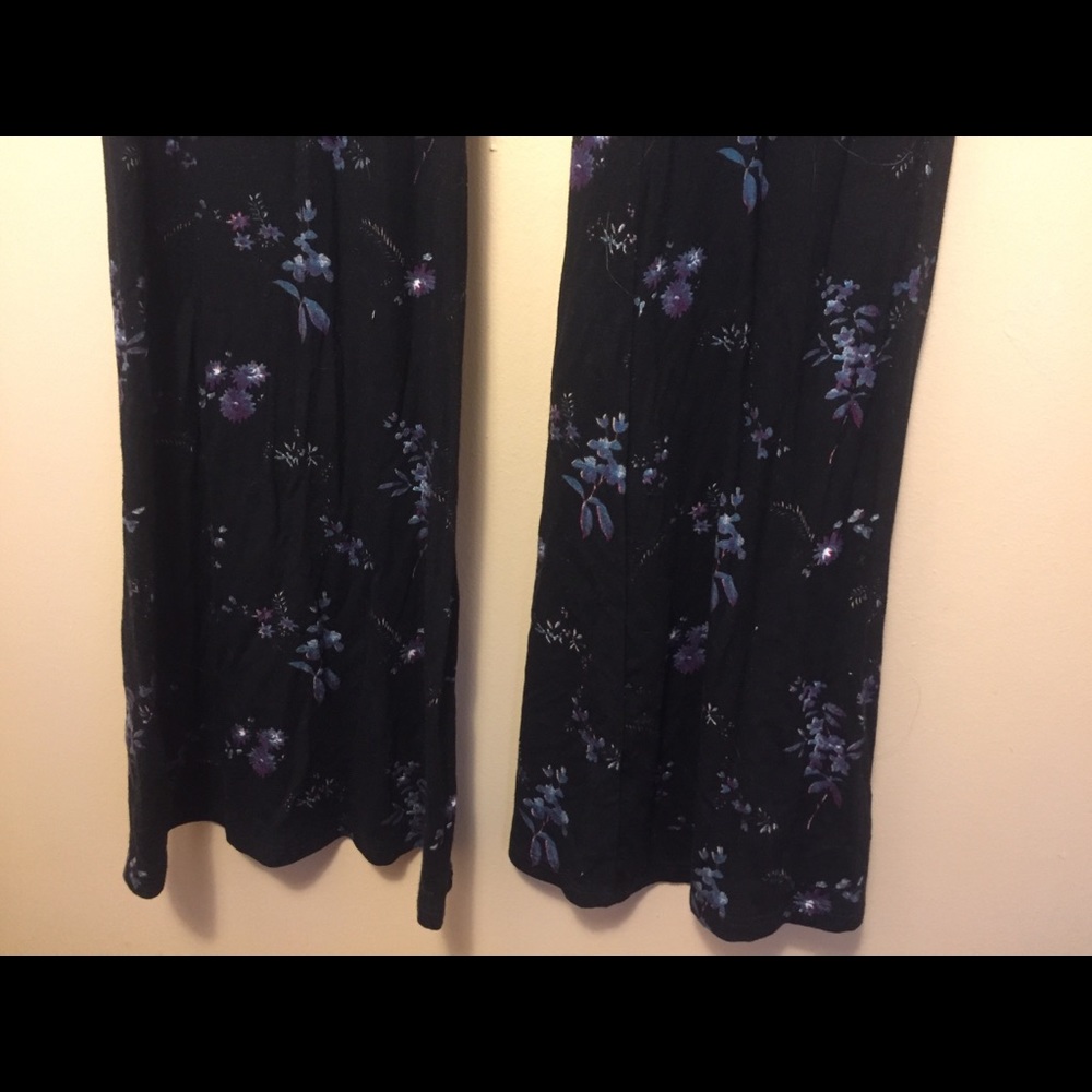 Boho Boot Cut Floral Leggings